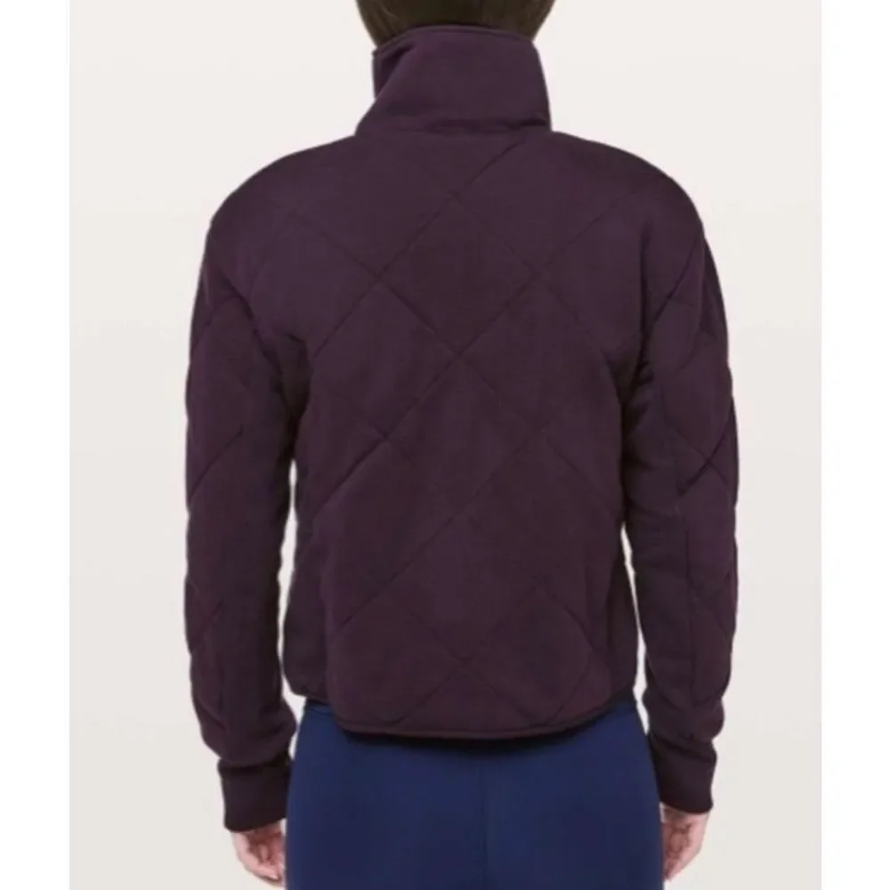 Lululemon Forever Warm Reversible Jacket in Cherry sz 6 - Picture 2 of 15